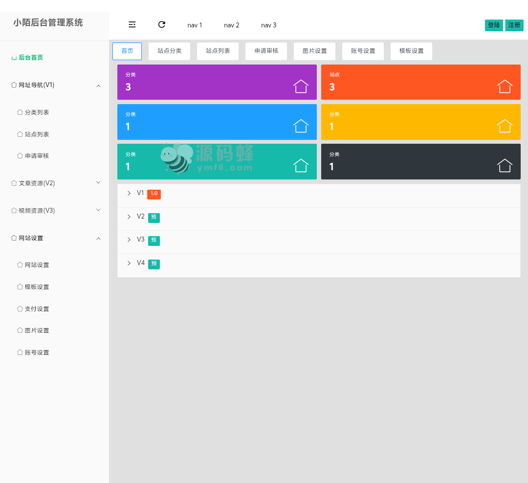 PHP 网址导航源码